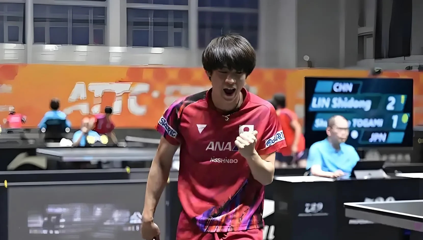 包含瑞典乒乓球队轻取奥地利乒乓球队，水谷隼制霸全场的词条