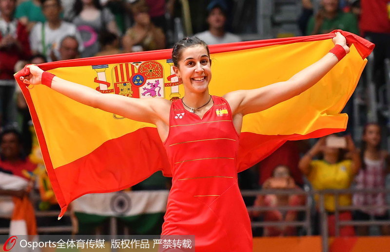 丹麦羽毛球队血洗印度羽毛球队，马琳送出助攻